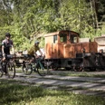 Mit den Rädern im Feldbahnmuseum Herrenleithe Mit den Rädern im Feldbahnmuseum Herrenleithe