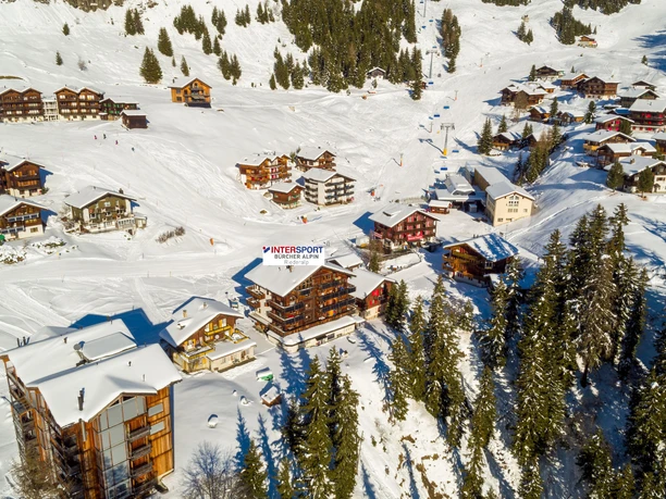 Luftaufnahme INTERSPORT Bürcher