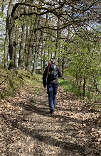 Unterwegs auf dem Spicke Rundweg 1 bei Edertal-Kleinern