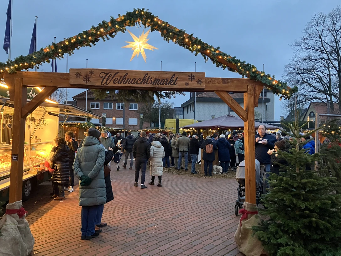 Weihnachtsmarkt Brunsbüttel Weihnachtsmarkt Brunsbüttel, Eingang