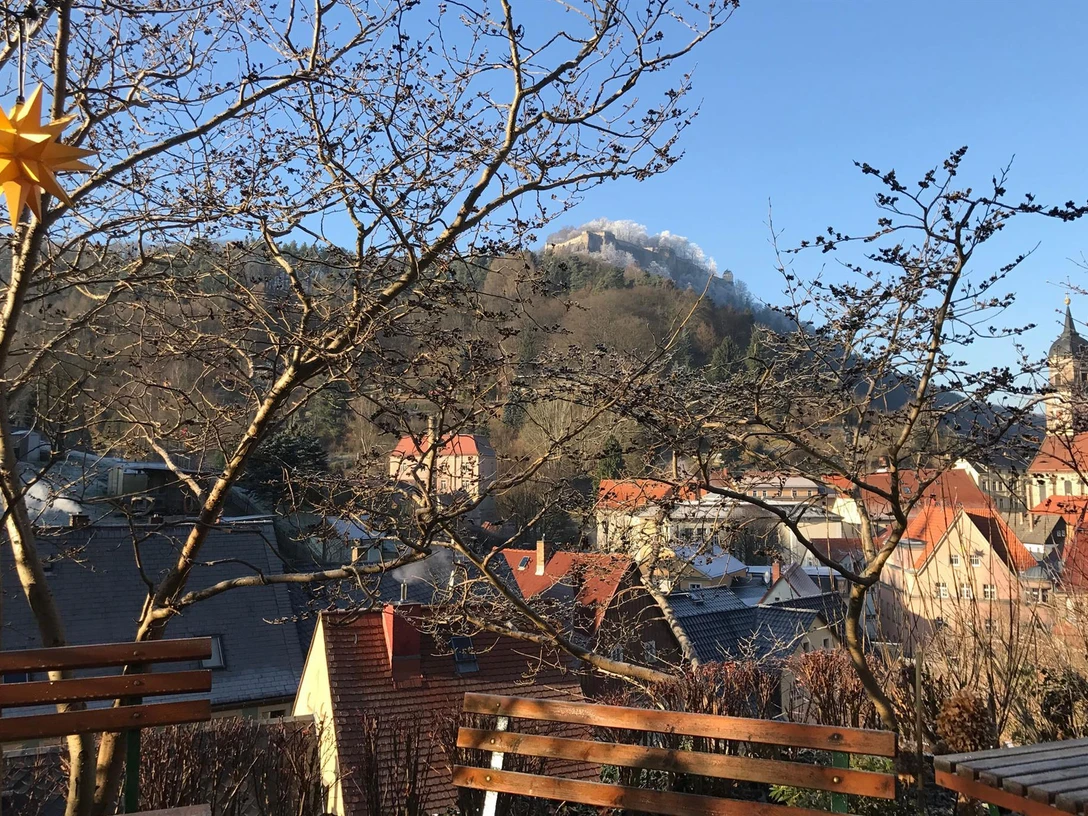 Die Festung Königstein im Winter