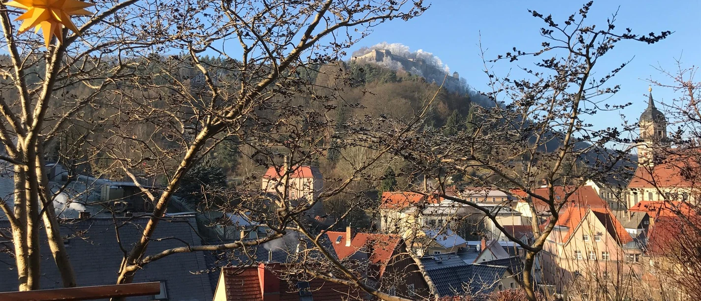Die Festung Königstein im Winter