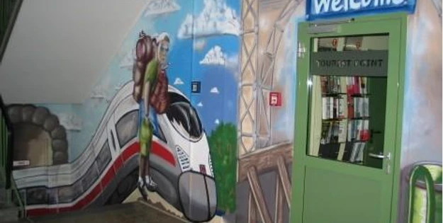 Jugendherberge Leipzig Eingangsbereich