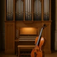 Orgel und Cello im Konzertsaal