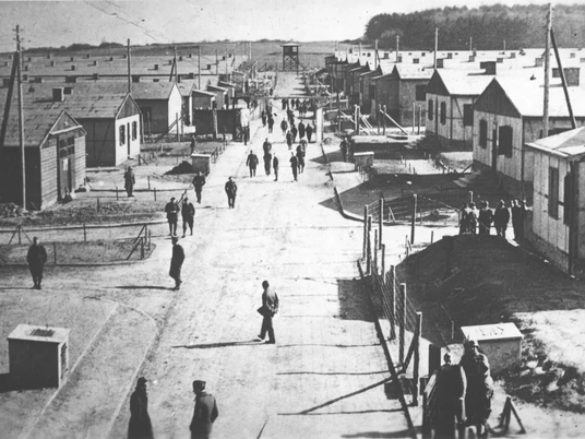 Lagerstraße des Stalag IX A Ziegenhain 1942