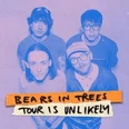 Vier Personen blicken frontal, Text: "Bears in Trees, Tour is unlikely".