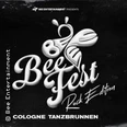 Logo der Veranstaltung Bee Fest Rock Edition mit einer stilisierten Biene und Schriftzügen.