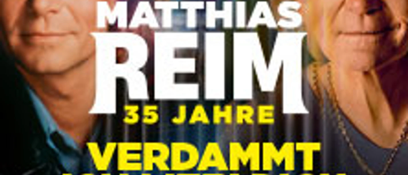 Porträt von Matthias Reim zur Jubiläumstournee 2026 zum Hit "Verdammt ich lieb' dich".