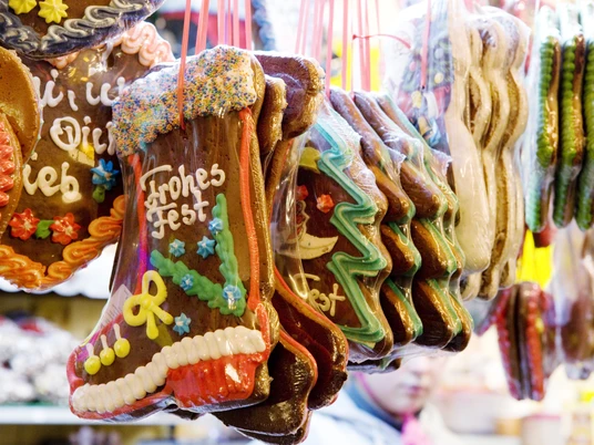 Lebkuchenherzen Weihnachtsmarkt
