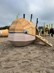 Wal auf Wenningstedter Spielplatz