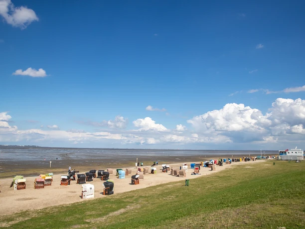 Badestrand im Nordseebad Dangast Badestrand im Nordseebad Dangast