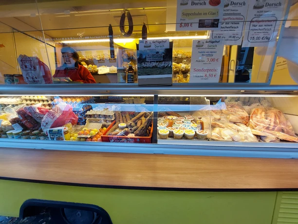 Geflügelhof Dorsch (Eier, Nudeln, Wurst, Hühnerfleisch)