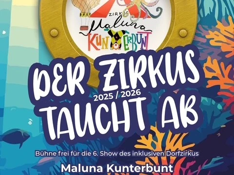 Maluna Kunterbunt der Zirkus taucht ab.jpg Unterwasserwelt, Meer, Fische, Bullauge, Korallen