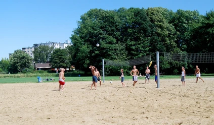 Beachvolleyball am Salzgittersee