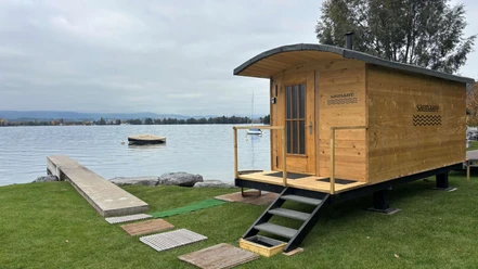 Saunaare Standort Hühneggkurve in Hilterfingen am Thunersee