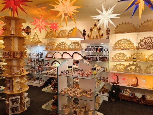 Fachgeschäft für erzgebirgische Volkskunst Sterneshop Erzgebirge in Ehrenfriedersdorf