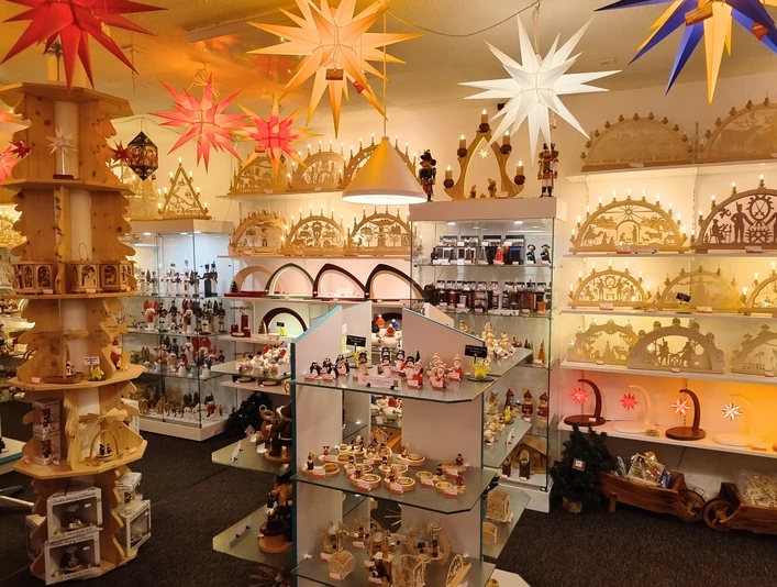 Fachgeschäft für erzgebirgische Volkskunst Sterneshop Erzgebirge in Ehrenfriedersdorf