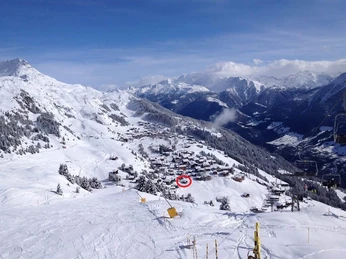 Chalet Waggis Ansicht von der Riederfurka