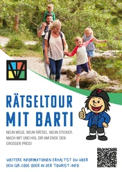 Plakat Rätseltour mit Barti