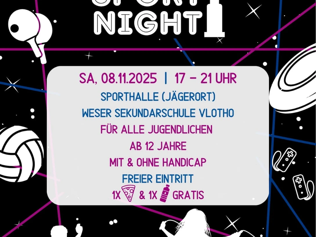 SportNight25 Plakat zur SportNight