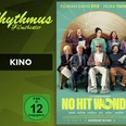 Filmplakat von „No Hit Wonder“ mit acht Personen vor einer großen Schallplatte, FSK ab 12.