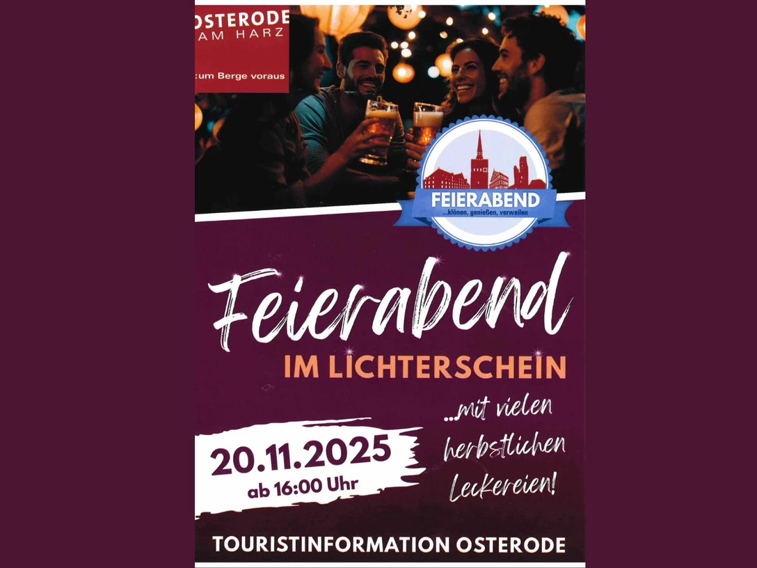 Flyer Feierabend im Lichterschein