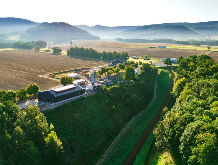 Blick auf das Grenzmuseum Schifflersgrund