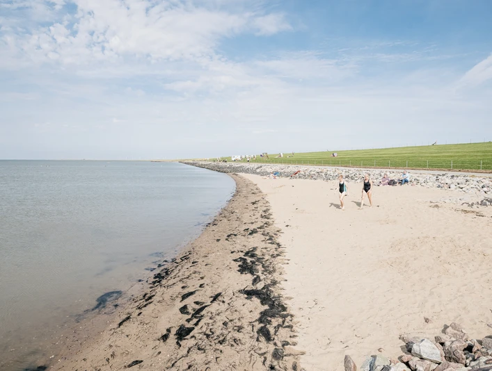 Badedeich Holmer Siel Nordstrand