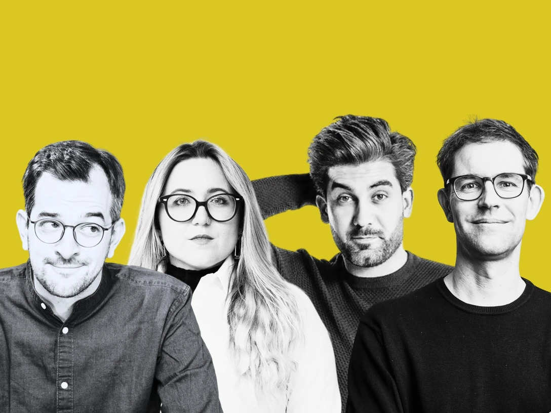 Kilian Ziegler, Moët Liechti, Cenk Korkmaz und Matthias Kunz