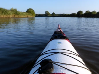 Kanu auf der Oste