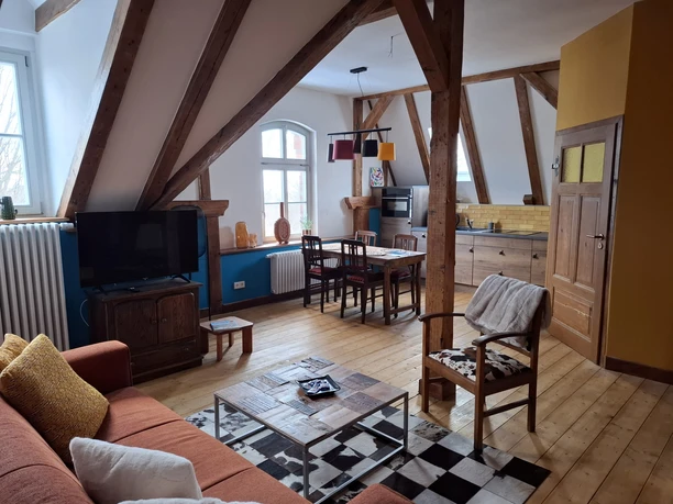 Schlossbahnhof Ballenstedt - Ferienwohnung - Innenansicht