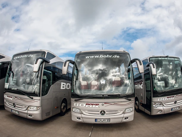 Bohr Omnibus GmbH - Five BOHR coaches Five BOHR coaches in one place.