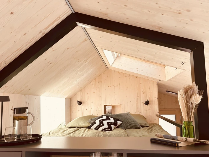 elsPARC Walkenried - Waldbaude "Cozy" - Doppelbett elsPARC Walkenried - Waldbaude "Cozy" - Doppelbett