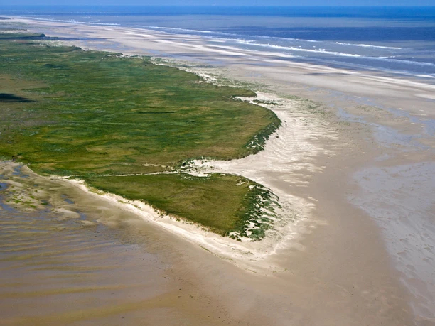 Ostende Spiekeroog Luftbild Ostende Insel Spiekeroog