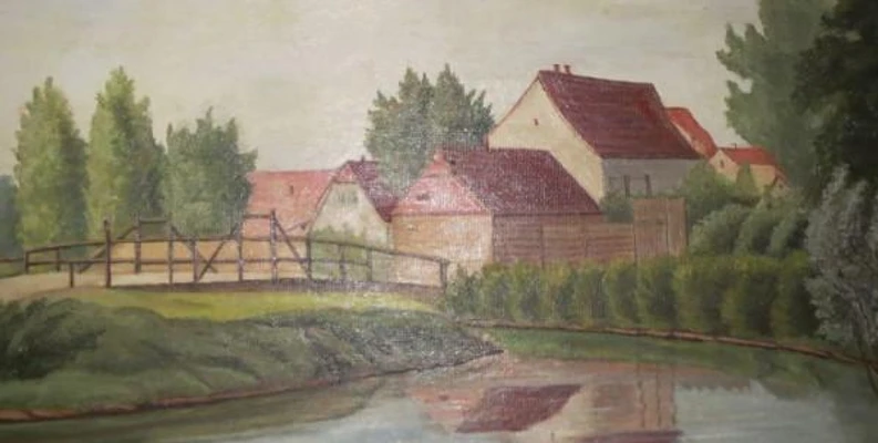 Das Gutshaus von Schleußig als Mittelpunkt des Dor