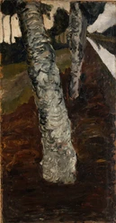 Birkenstämme am Moorkanal, 1901