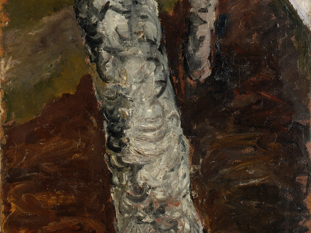 Birkenstämme am Moorkanal, 1901