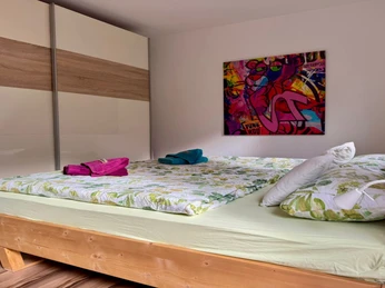 Ferienwohnung am Wall Schlafzimmer