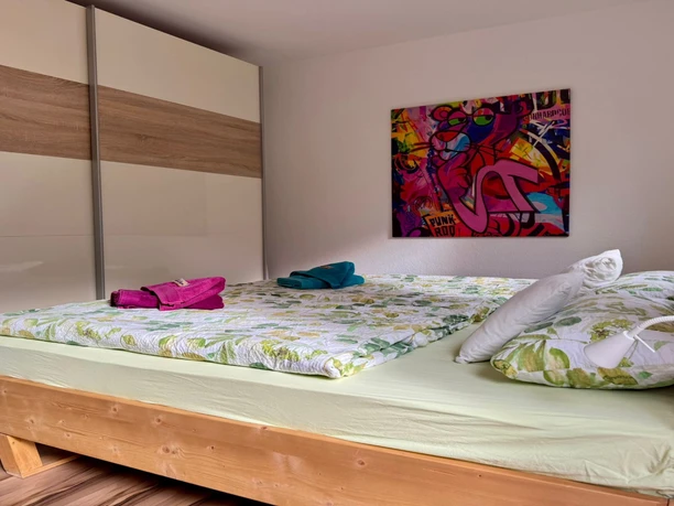 Ferienwohnung am Wall Schlafzimmer