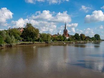 Die Skyline von Osten