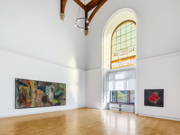 Per Kirkeby: Das Motiv ist die Erinnerung, Ausstellungsansicht, Kunstmuseum Schloss Derneburg. © Hall Art Foundation, Foto: Roman März