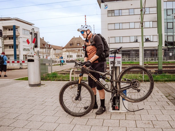 Fahrradstation am Bahnhof Gaggenau