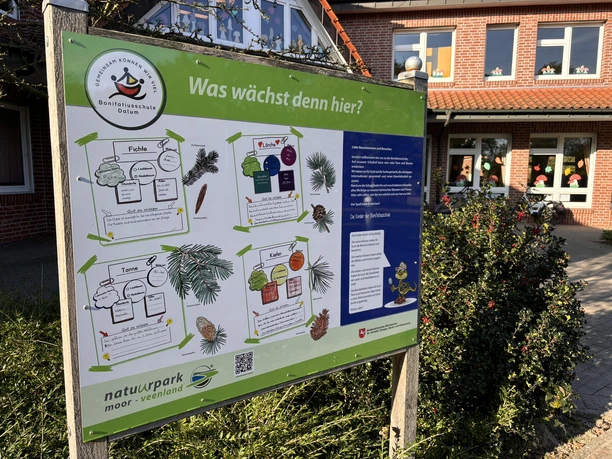 Informativ und ansprechend für Kinder ist auch der Schulhof gestaltet.JPEG