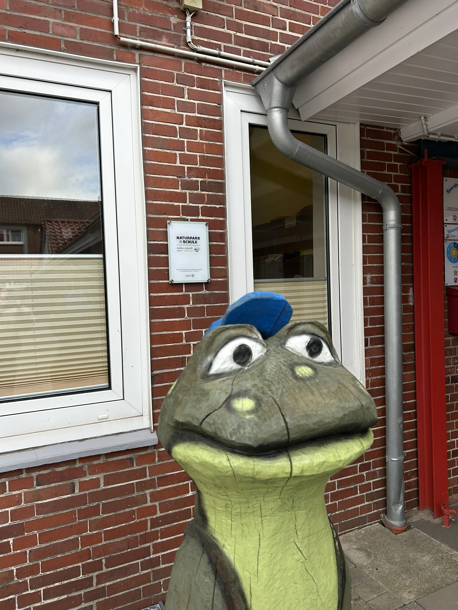 MOORex blickt ab sofort über den Schulhof der Naturpark-Schule in Groß Hesepe.JPEG