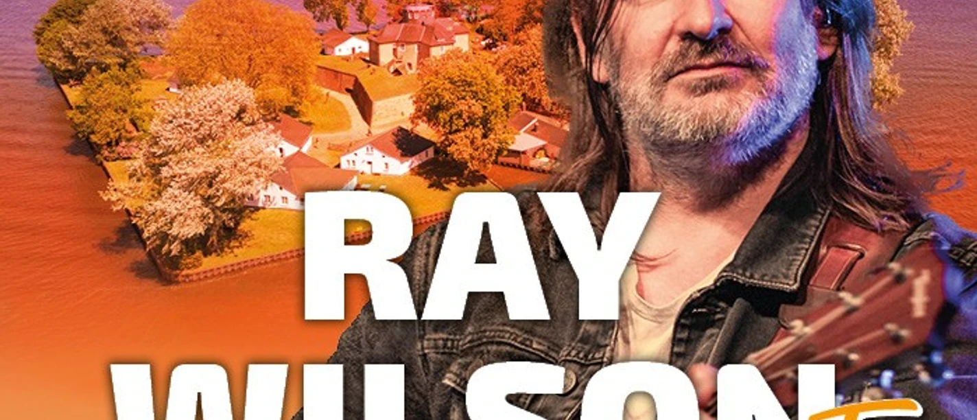Ray-Wilson.jpg Affiche voor Ray Wilson Trio op het eiland Wilhelmstein bij zonsondergang, concert op 26 juni 2026