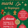 Weihnachtsmarkt Plakat.png Plakat zum Weihnachtsmarkt in Bispingen mit Terminen, Programm und festlichen Grafikelementen.Poster for the Christmas market in Bispingen with dates, program and festive graphic elements.Plakat for julemarkedet i Bispingen med datoer, program og festlige grafiske elementer.Affiche voor de kerstmarkt in Bispingen met data, programma en feestelijke grafische elementen.