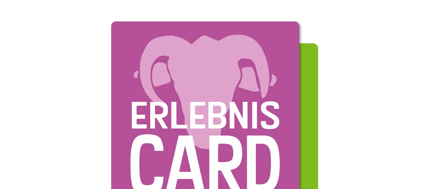 erlebniscard-lueneburger-heide Logo der ErlebnisCard Lüneburger Heide mit Heidschnuckenmotiv in Rosa und grünem Hintergrund.