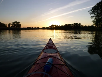 Kanufahren auf der Oste
