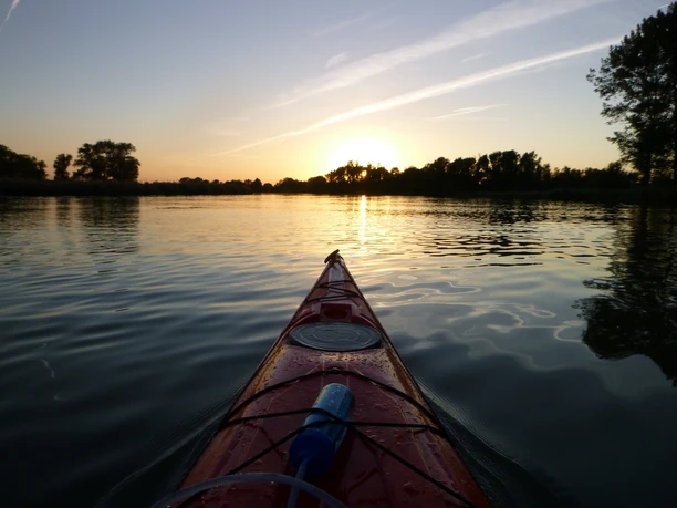 Kanufahren auf der Oste