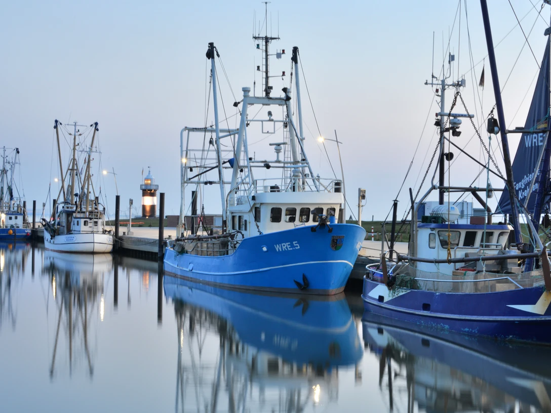 Kutterhafen Wremen Abendstimmung